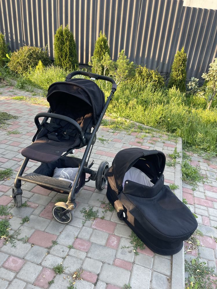 Продам коляску 3 в 1 Cybex Balios S чорну