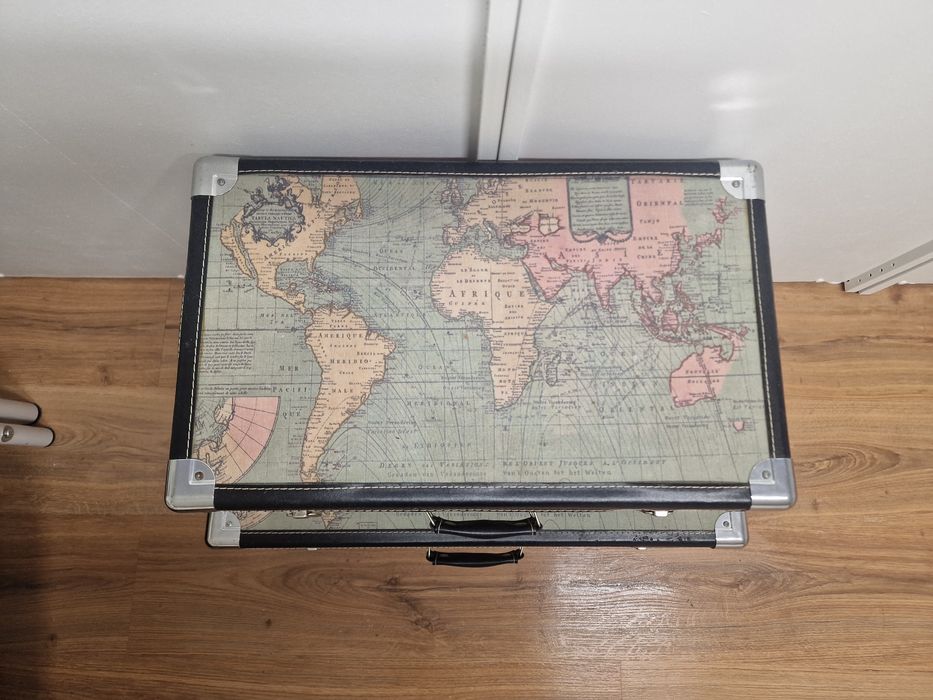 Conjunto de 2 malas decorativas gato preto com arrumação vintage