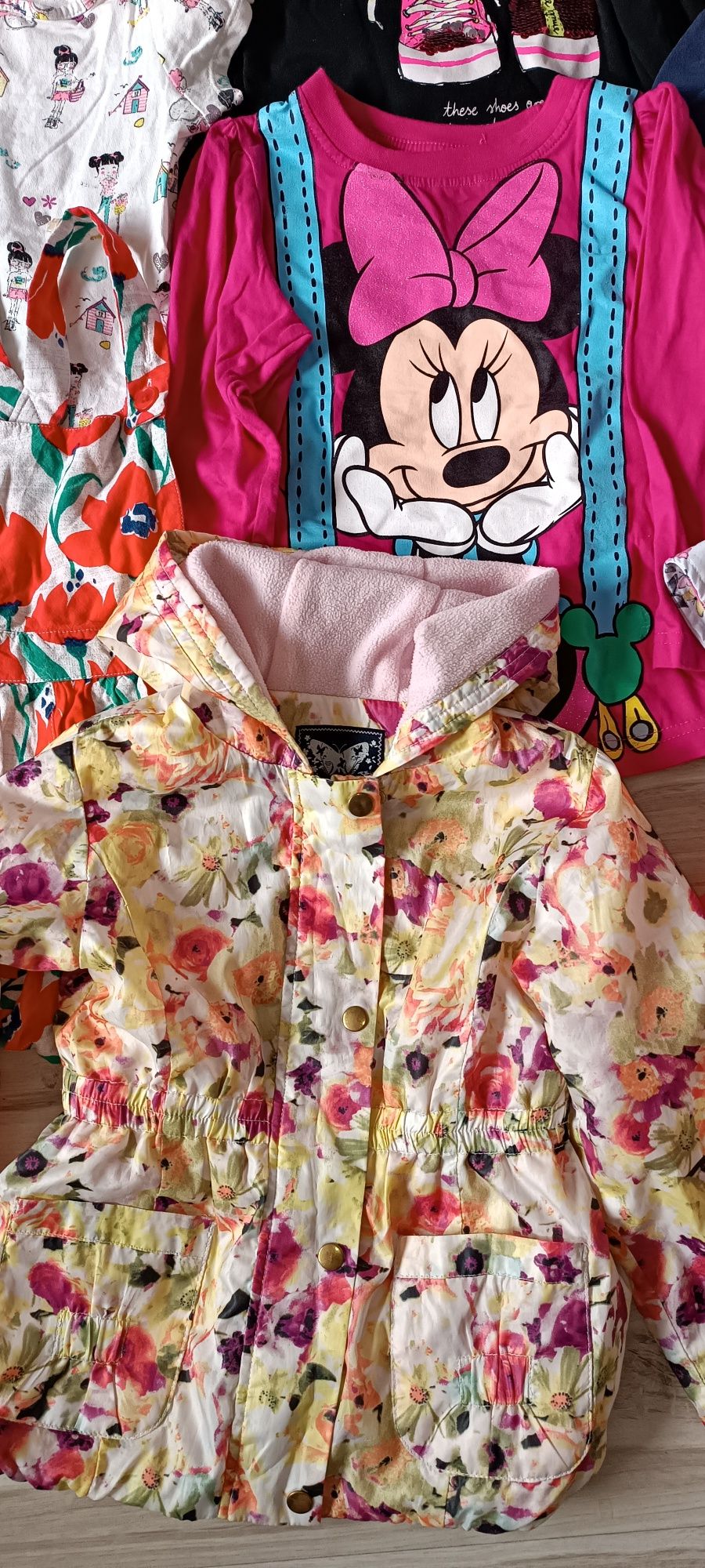 Mega duzy zestaw dla dziewczynki Minnie 98/104 h&m next i inne