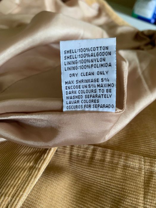 Żakiet marynarka ze sztruksu Vero Moda w kolorze beżowym roz. L 40