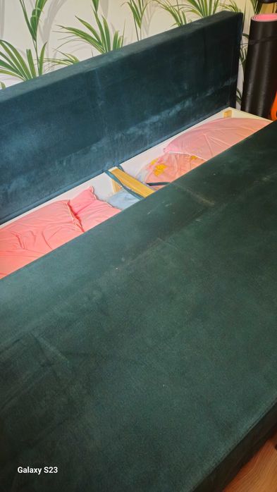 Kanapa sofa rozkładana zieleń