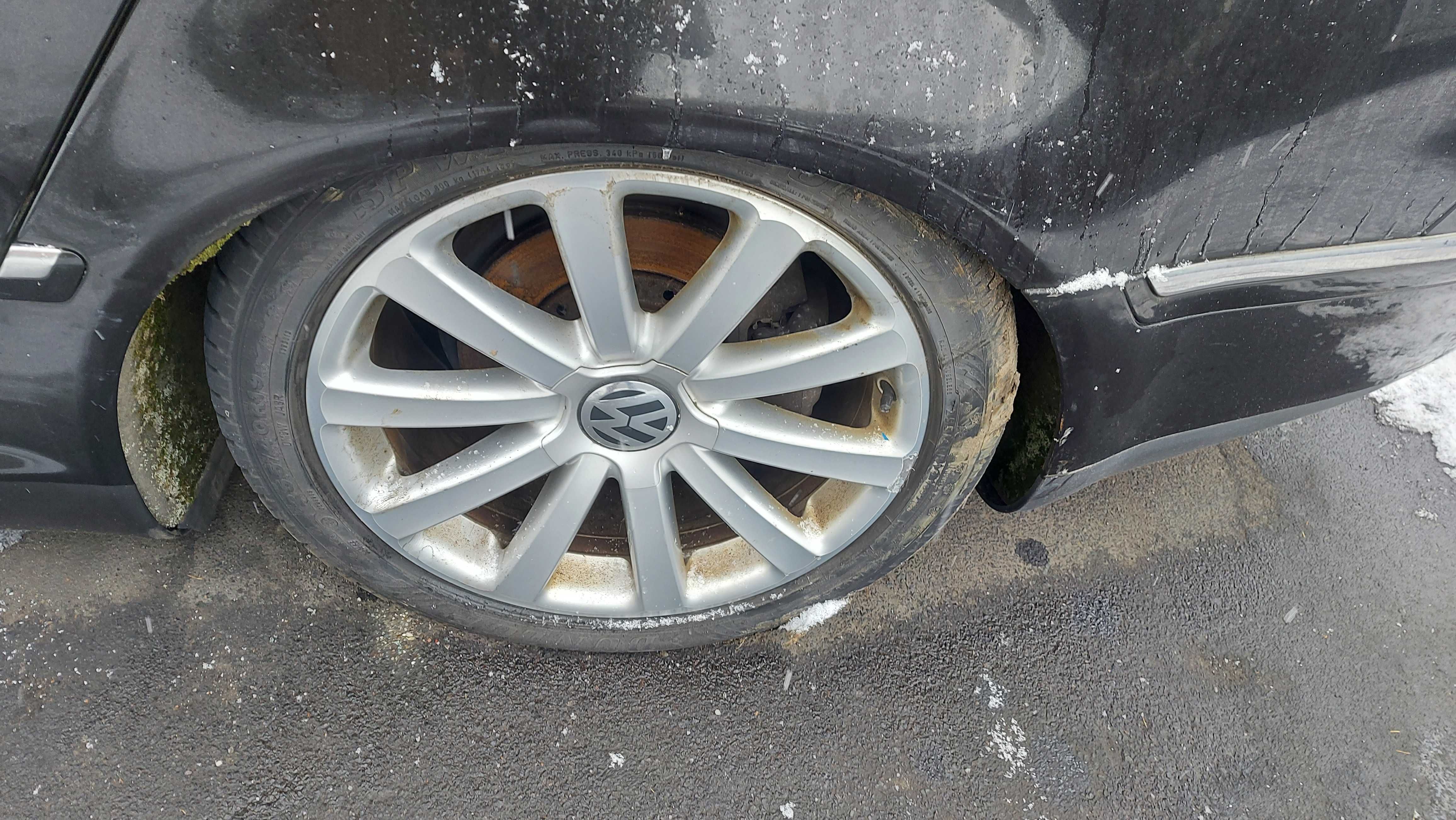 Felgi aluminiowe z oponami koła VW PHAETON 5x112/19 255/40 ZIMA