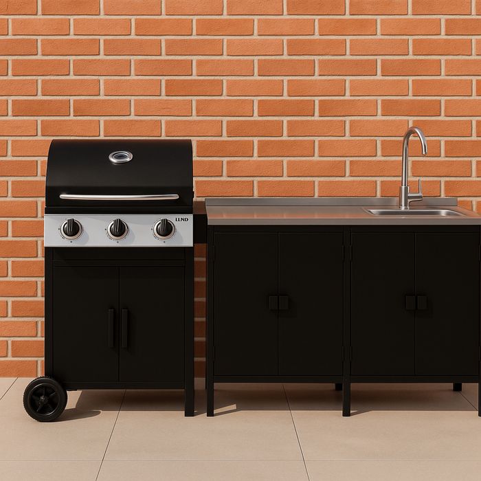 Kuchnia ogrodowa,Meble ogrodowe, strefa bbq, gratis przybory do grila