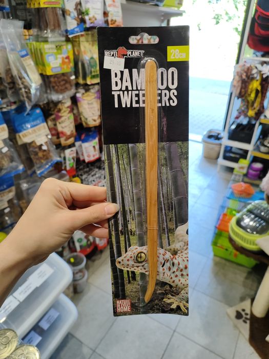 Pęseta bambusowa do terrarium karmienia gadów
