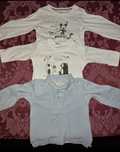 Lote de 11 t-shirts de manga comprida, 3-6m