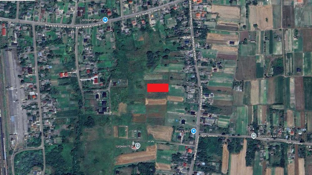 Продам земельну ділянку під забудову с.Острівок