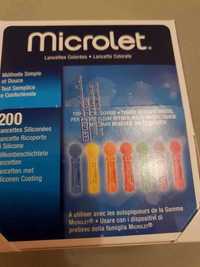 Microlet lancety 5 opakowan, 1000 szt, nowe