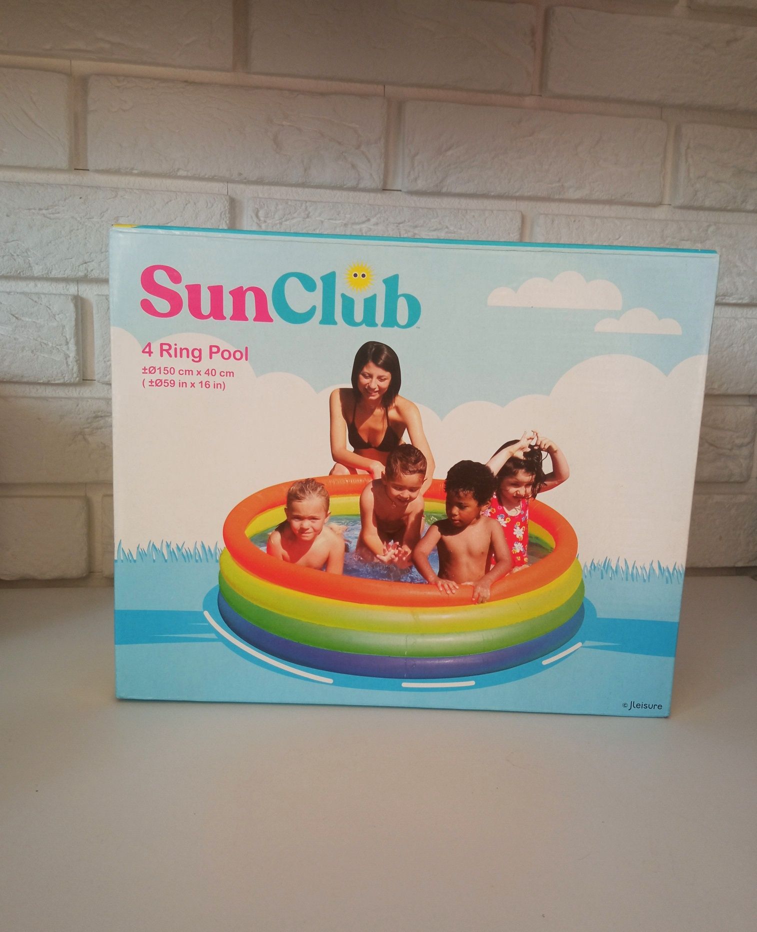 Basen okrągły kolorowy basenik dla dzieci zabawka wodna na lato