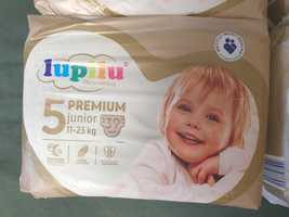 4 x Nowe pieluszki Lupilu Premium Junior rozm. 5 od 11-23 kg 156 sztuk
