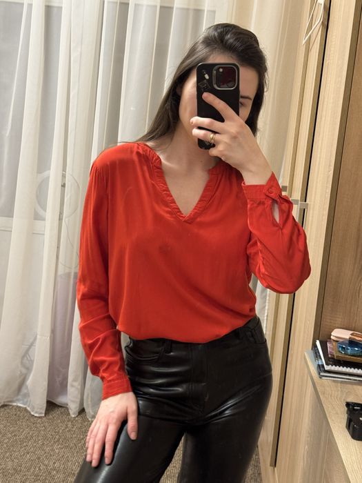 Блуза червона. 100% бавовна