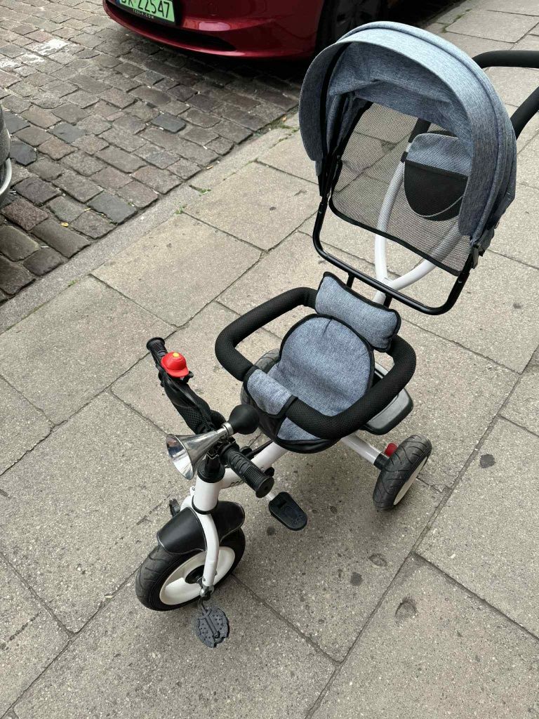 Rowerek 3 kołowy, pchacz, jeździk EcoToys