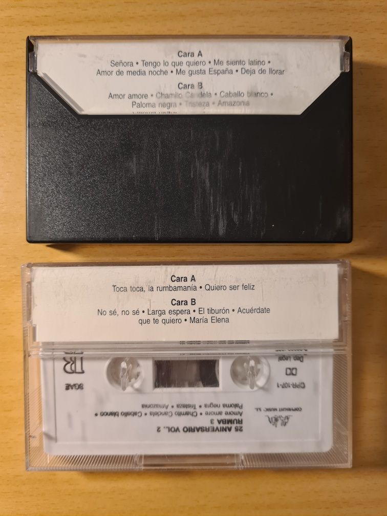 2 cassetes de Rumba Três