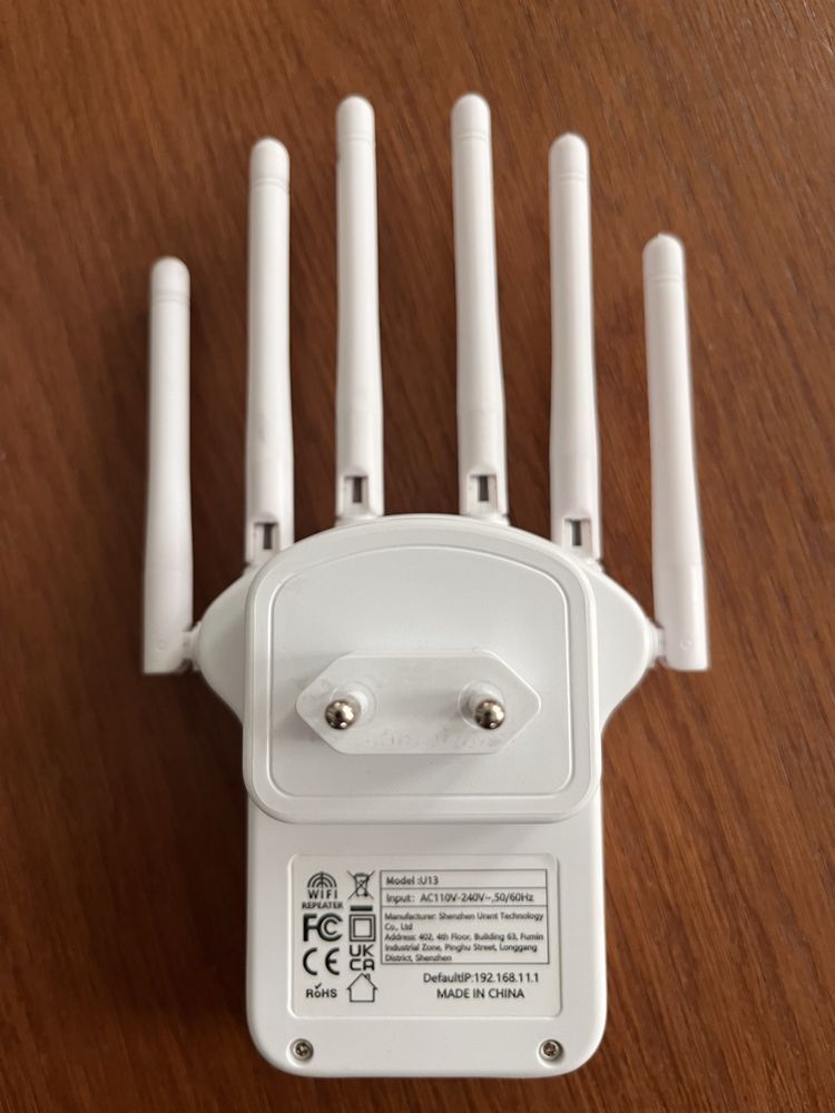 Wzmacniacz sygnału wifi wi-fi rozdzielacz sygnalu u13