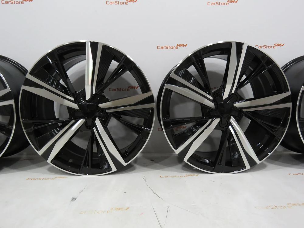 Jantes Look Peugeot GT Line 18 x 8 et 45 5x108 Preto + Polido