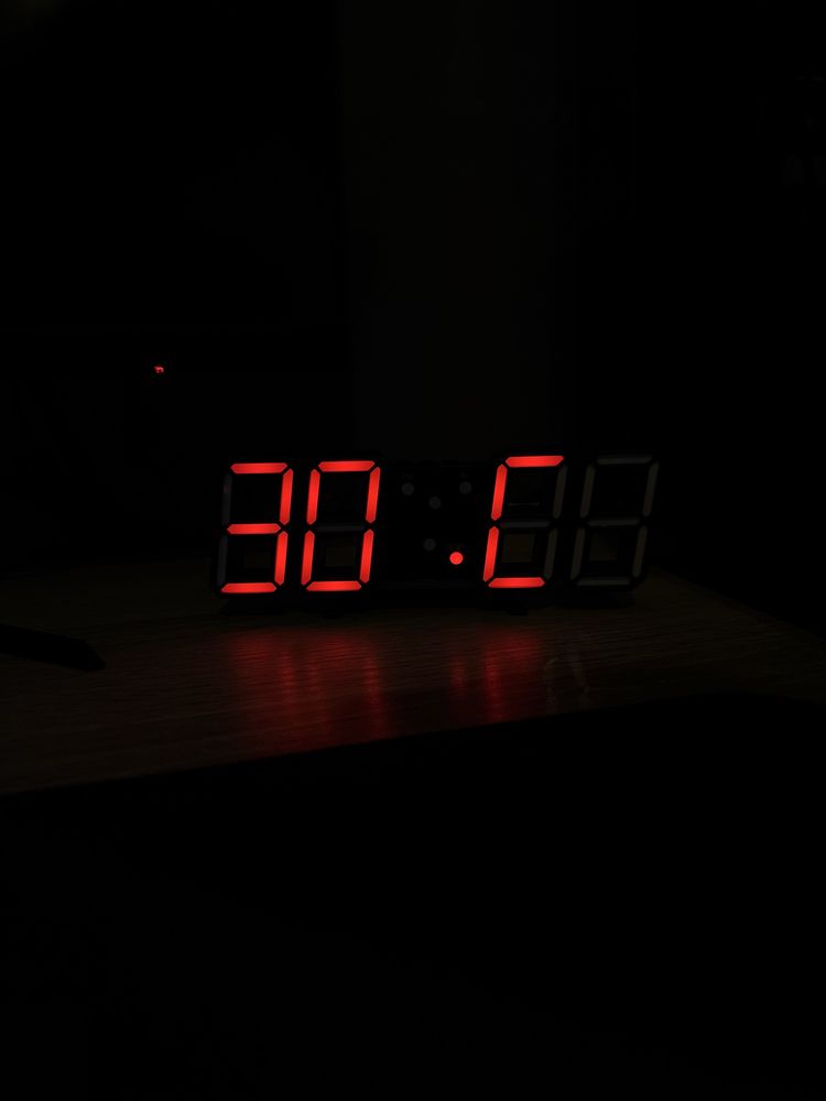 Zegar LED 3D GlowLine