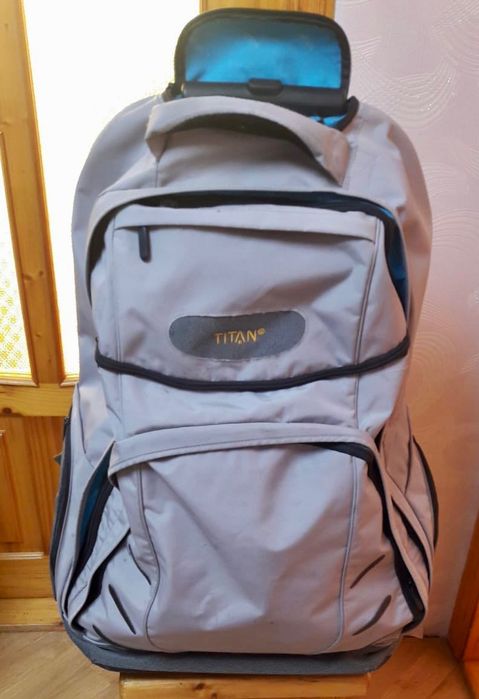 Багатофункціональна сумка-рюкзак на колесах/ Німецький виробник, міцна