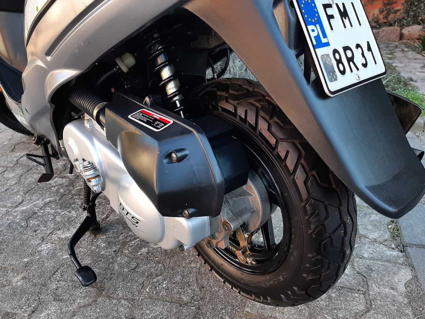 Jak nowy skuter Barton Galactic 50 4t 2019r 1wł przebieg tylko 2753km
