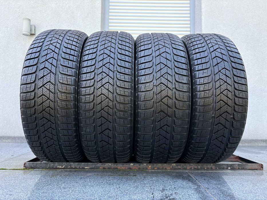 4szt zimowe 215/60R16 Pirelli 6,8mm 2022r świetny stan! Z371 Gwarancja