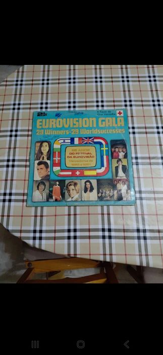 Disco Vinil LP da Gala da Eurovisao