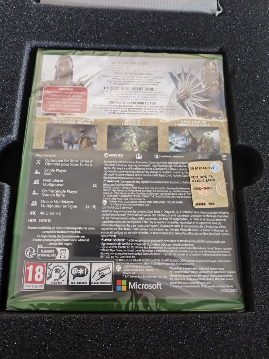 Mortal Kombat 1 xbox Kollector Edition
