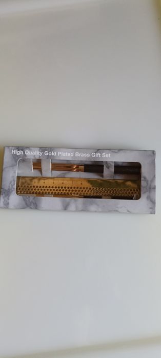 Conjunto régua e corta papel novo