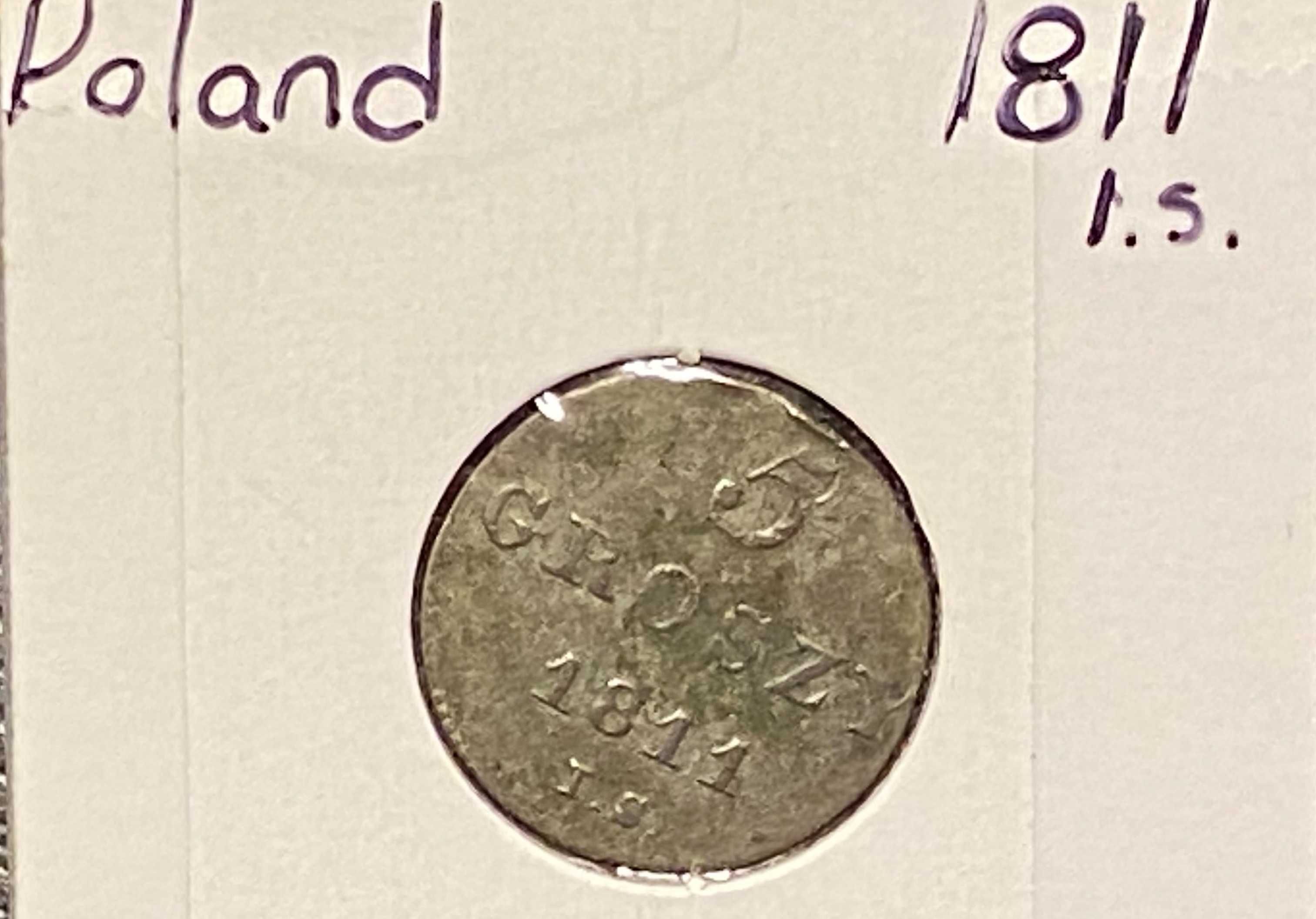 Polska moneta 5 groszy  1811   Ksiestwo warszawskie