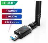 USB Wi-Fi адаптер EDUP EP-AC1686 зі знімною антеною