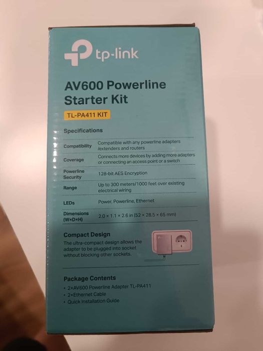 Adaptador Powerline TP-Link TL KIT AV600