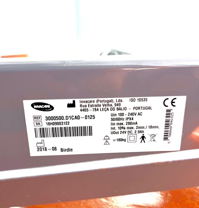 Elevador de tranferencia eletrico, INVACARE