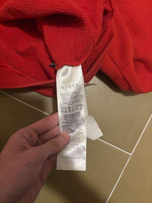 GUCCI big logo hoodie