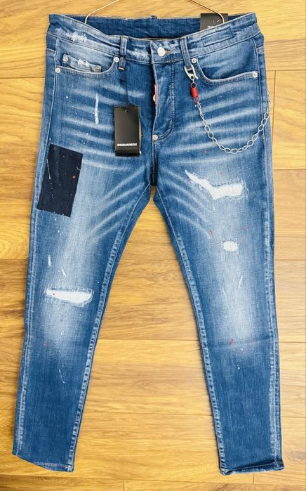 Dsquared2 spodnie jeansowe męskie