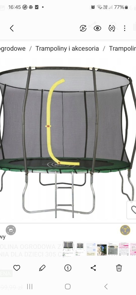 Siatka do trampoliny Crivit