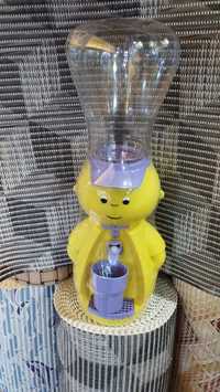 Детский кулер Фунтик 2 литра желтый с сиреневым
