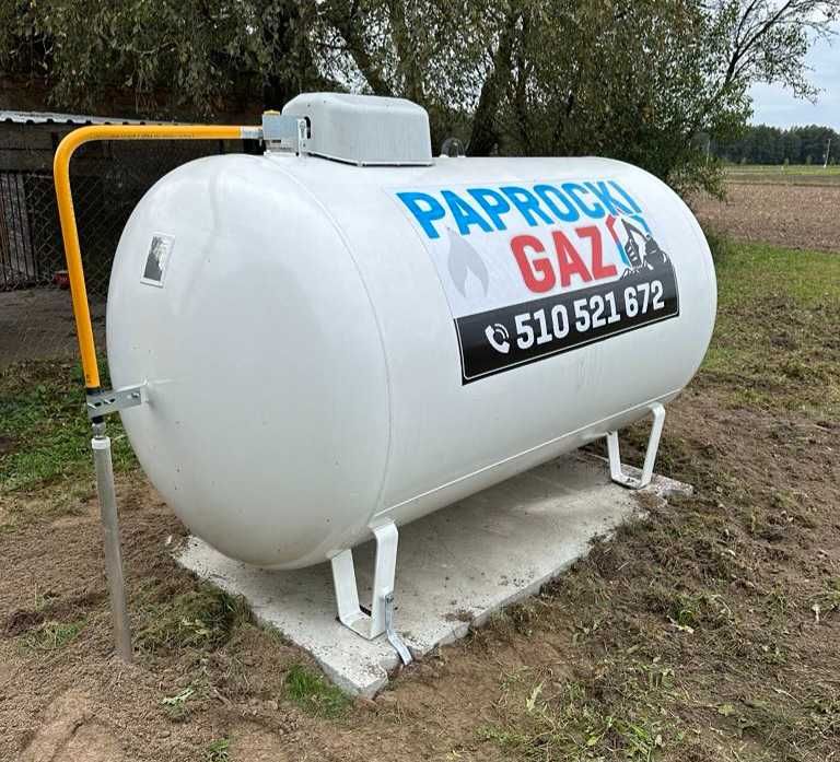 Zbiornik na gaz płynny LPG 2700L naziemny