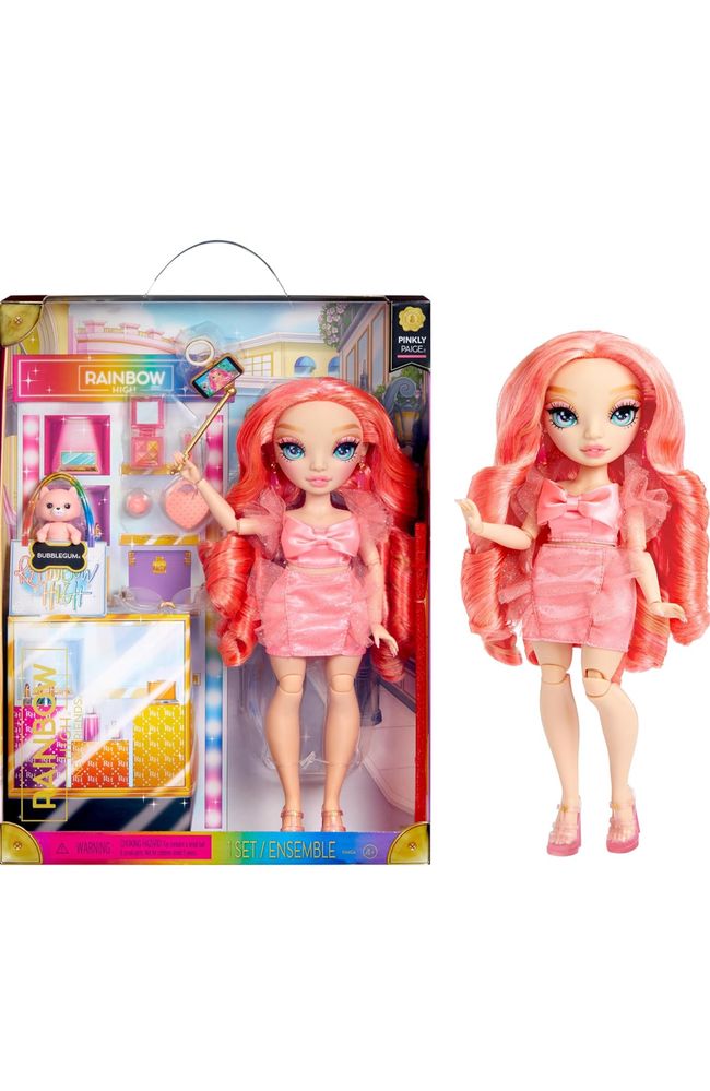 Rainbow HIGH Pinkly FASHION DOLL лялька подарунок
