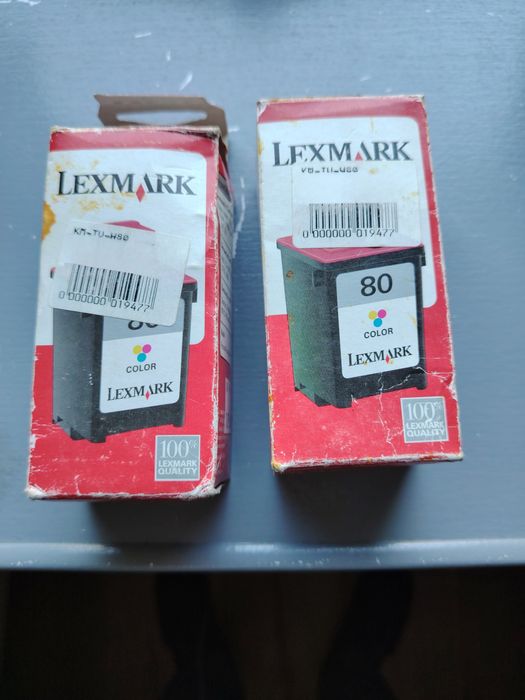 Tusze do LEXMARK 3 SZTUKI KOLOR nie używane