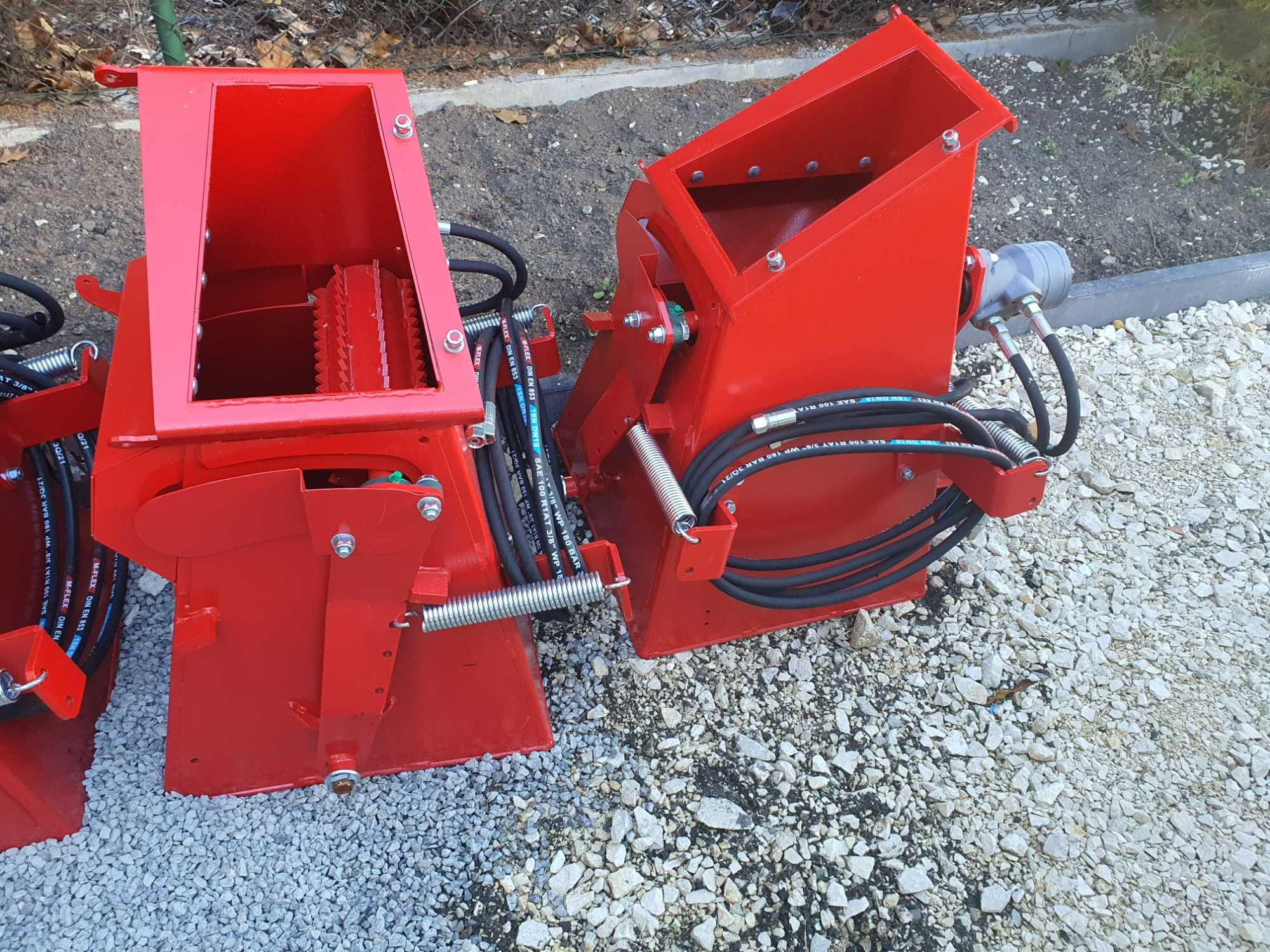 do rębaka tarczowego hydraulika kosz podajnik hydrauliczny DOWÓZ
