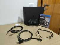Ps4 com comando e jogo