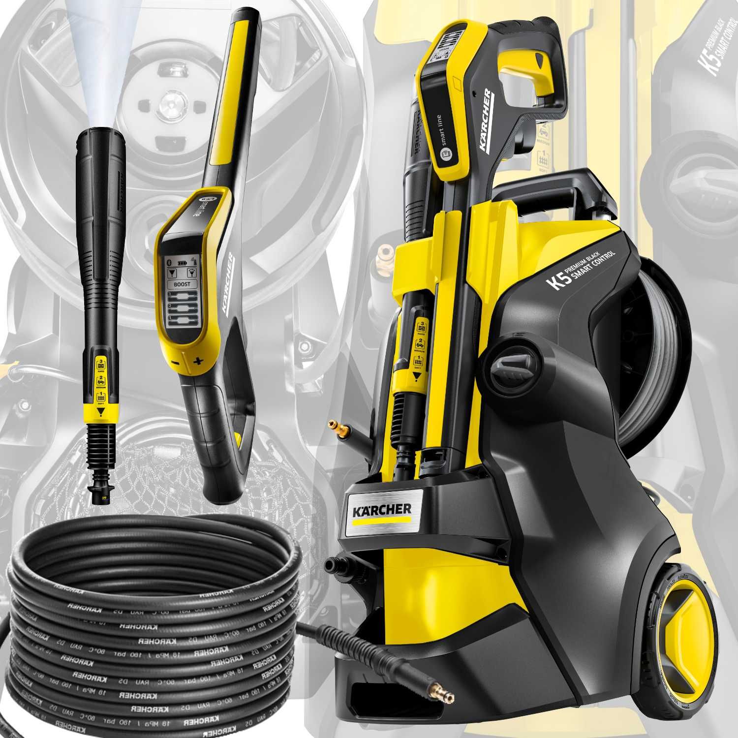 Myjka ciśnieniowa KARCHER K5 PREMIUM Smart Control FLEX - Z BĘBNEM