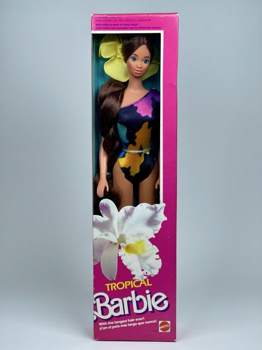 Tropical Barbie Vintage Rare Hispanic Latina Doll 1985