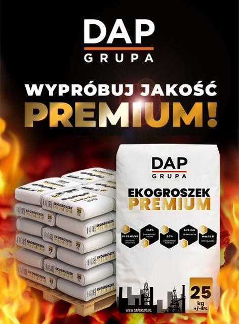 PROMOCJA! Ekogroszek Premium. TRANSPORT Gratis!!!