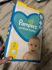 Подгузники Pampers active baby 2