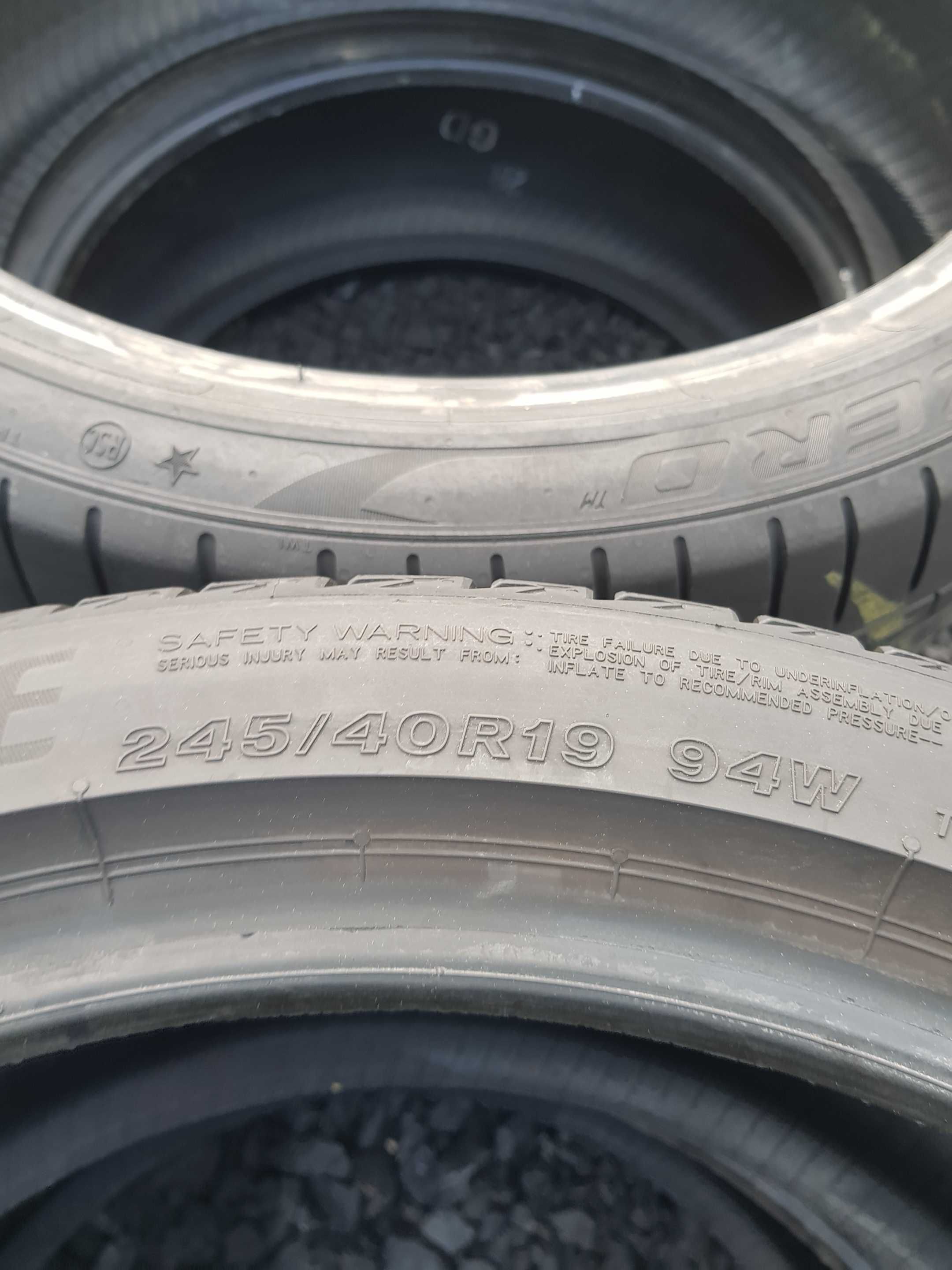 WYSYŁKA 2 Opony Letnie 245 40 R19 Bridgestone Turanza T005. 2021r.