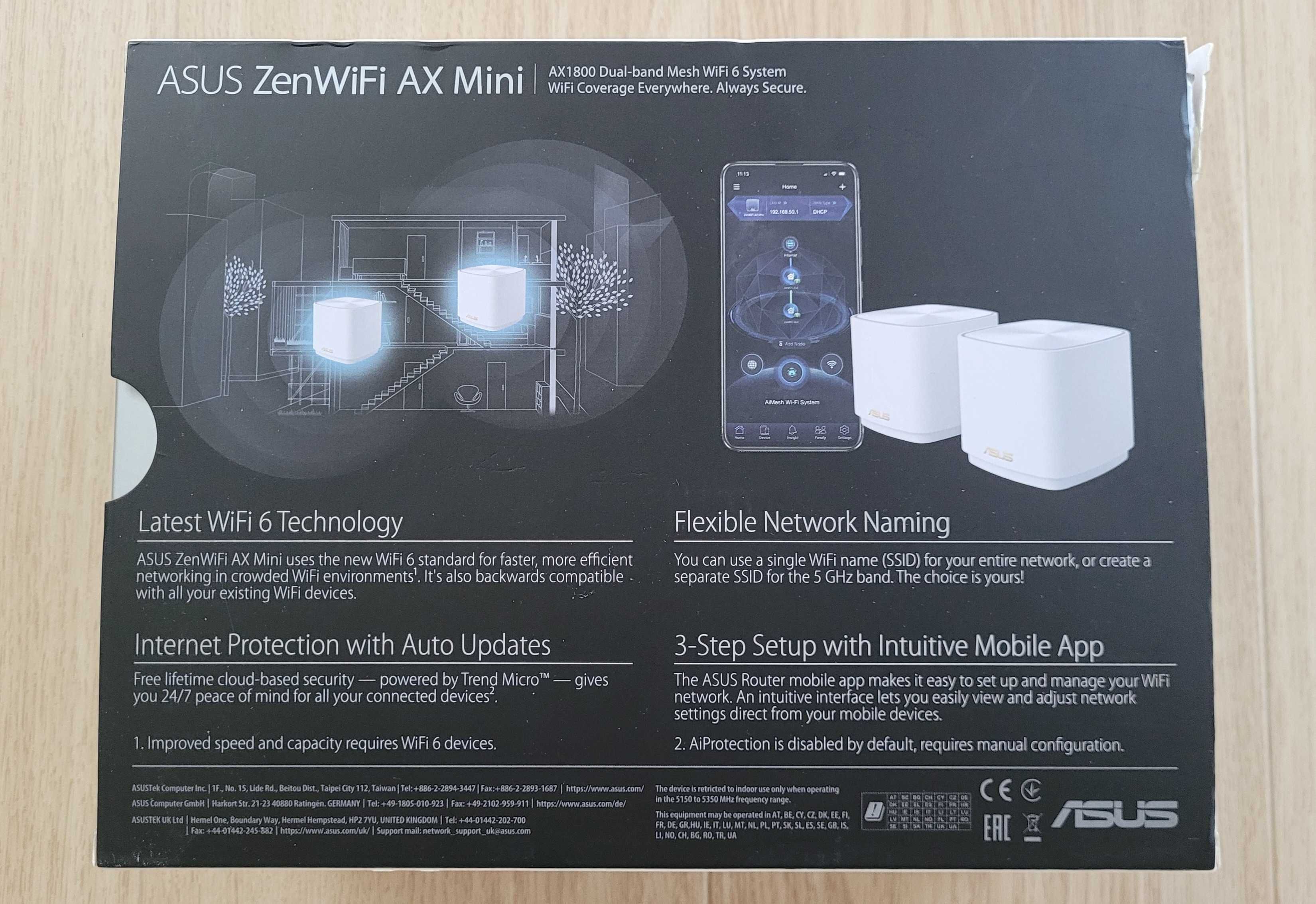 ASUS ZenWiFi AX1800 XD4 2 pack Białe - Mesh router Wi-Fi 6