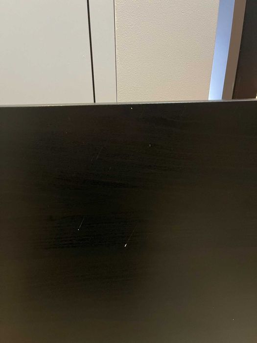 Blat 200x60 na biurko Lagkapten IKEA, czarny (czarnybrąz)