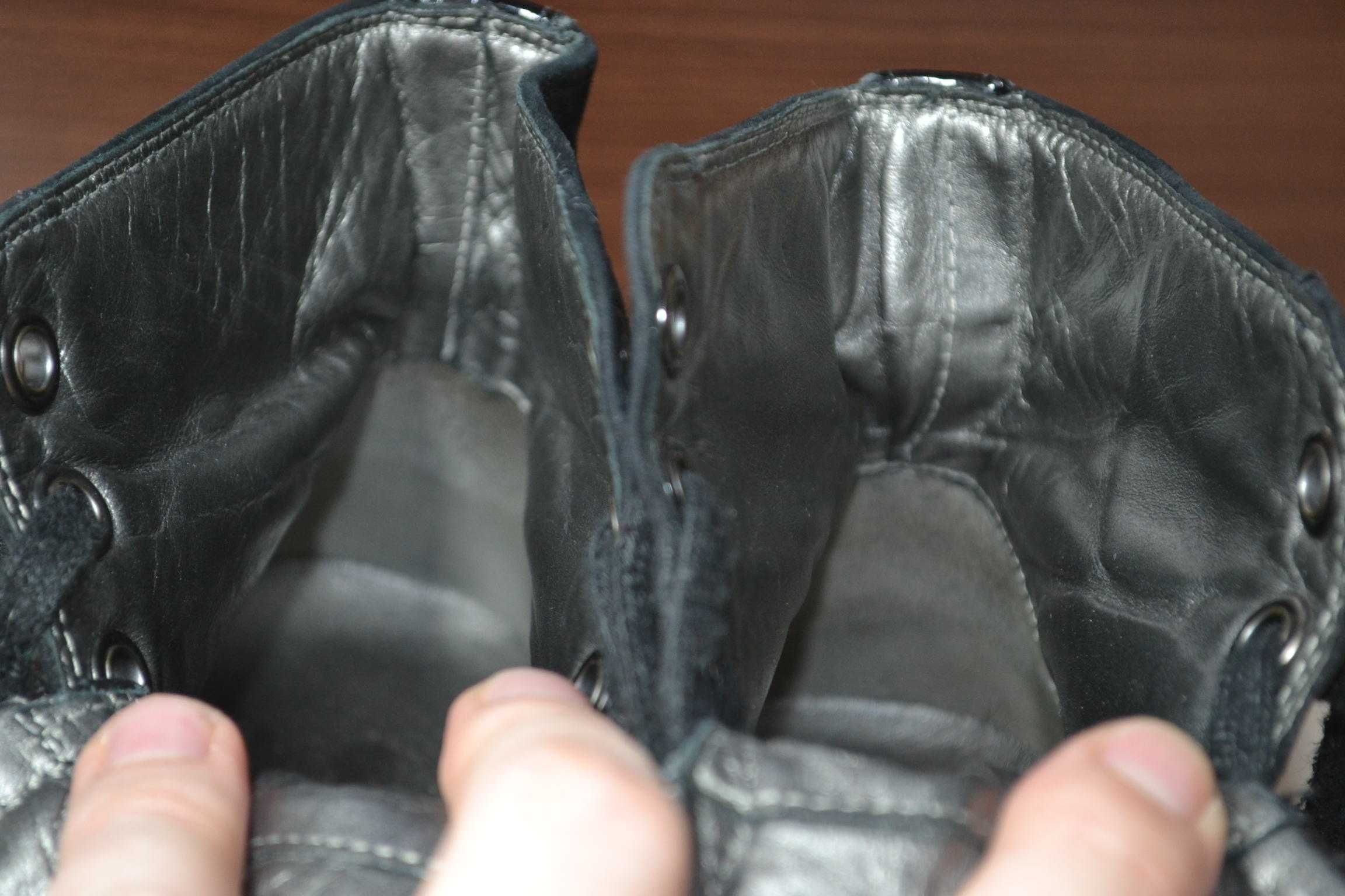 Hogan 40.5р сникерсы ботинки кожаные оригинал демисезон кроссовки