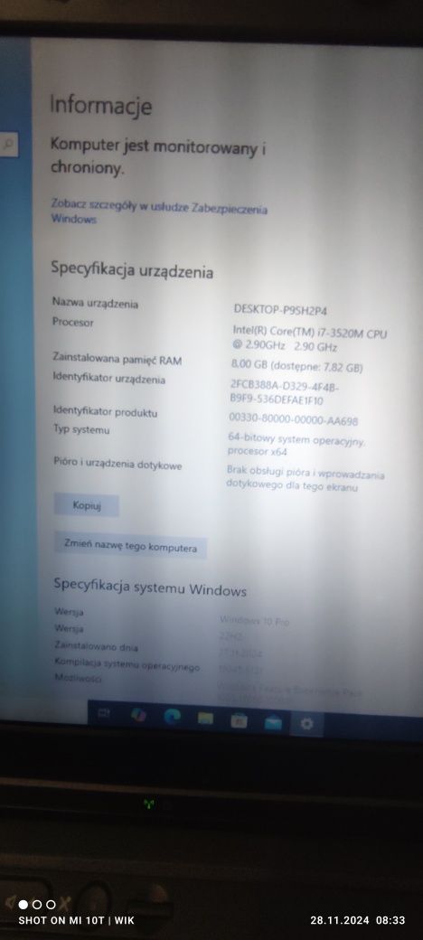 Sprzedam laptopa Lenovo