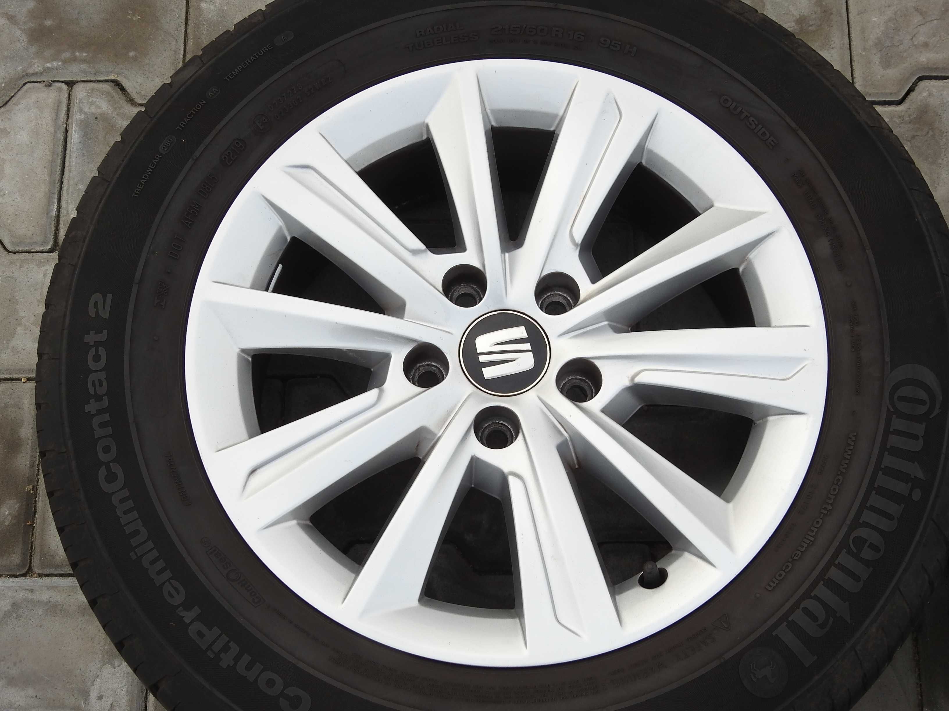 4x 16" 5x112 Super stan SEAT OE ET33 6,5J 7N5 Super STAN