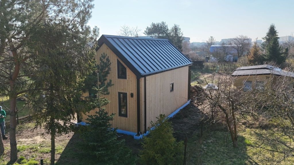Domek letniskowy całoroczny 5x7 stodoła