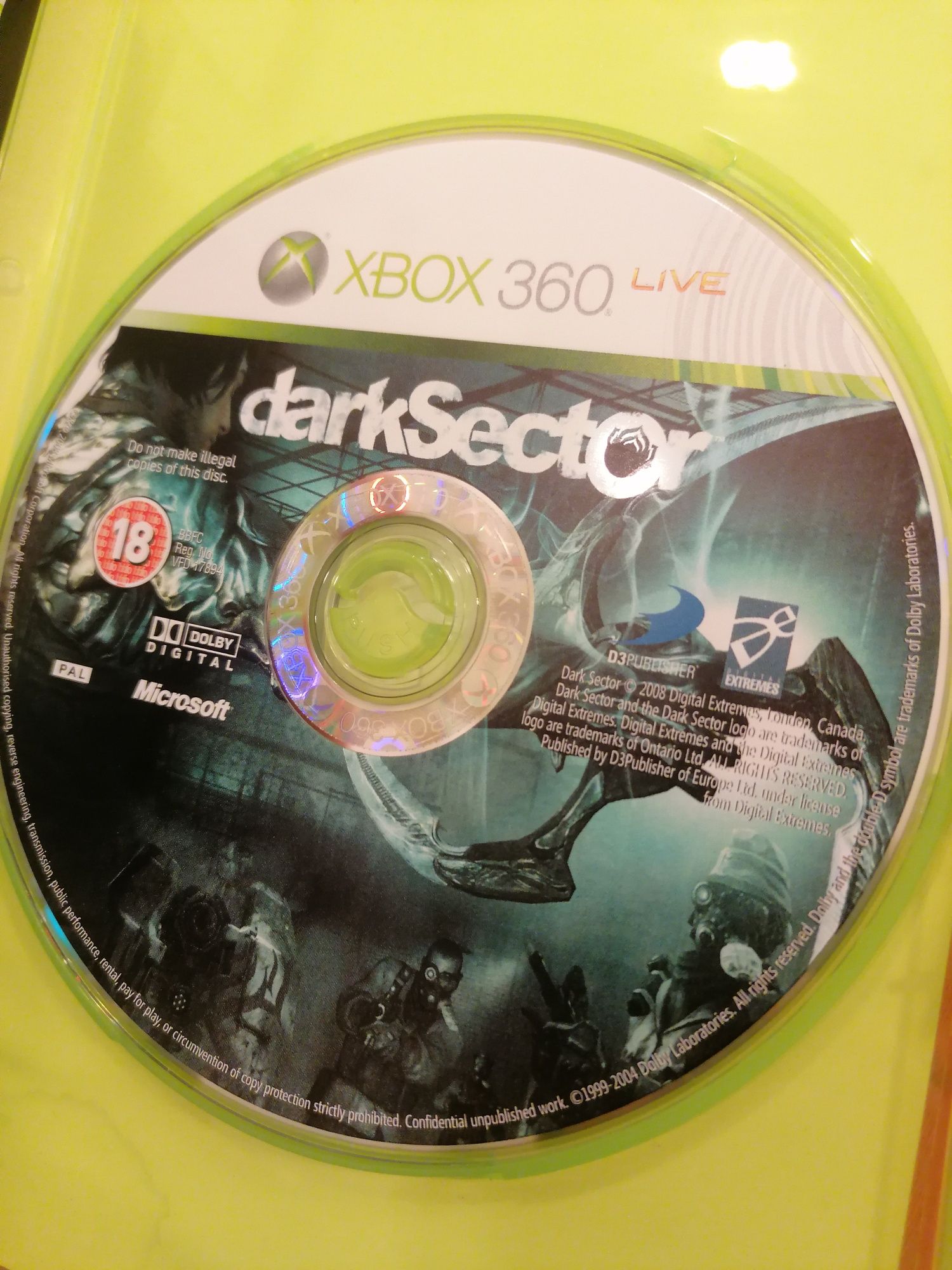 Darksector od 18 lat na XBOX 360